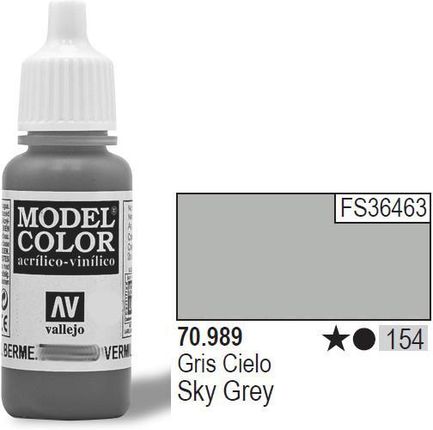 Vallejo Farba akrylowa - Sky Grey nr 70989 (154) / 17ml 70989
