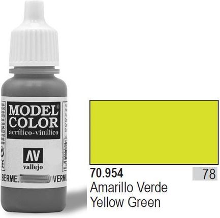 Vallejo Farba akrylowa - Yellow Green nr 70954 (78) / 17ml 70954