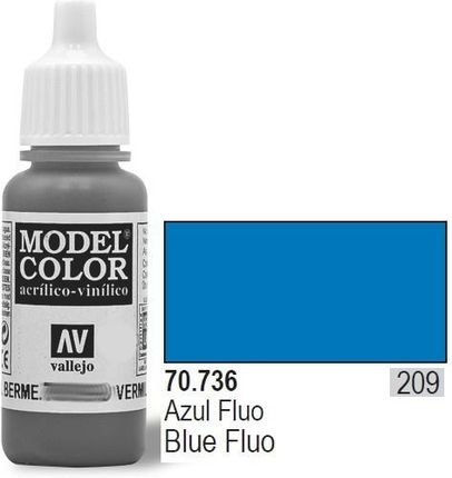 Vallejo Farba akrylowa fluorescent - Blue nr 70736 (209) / 17ml 70736