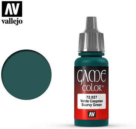 Vallejo Game Color 72027 Scurvy Green 17ml