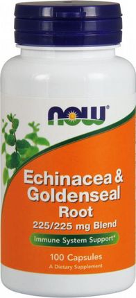 NOW Foods - Echinacea & Korzeń Goldenseal (Gorzknik Kanadyjski), 100 kaps