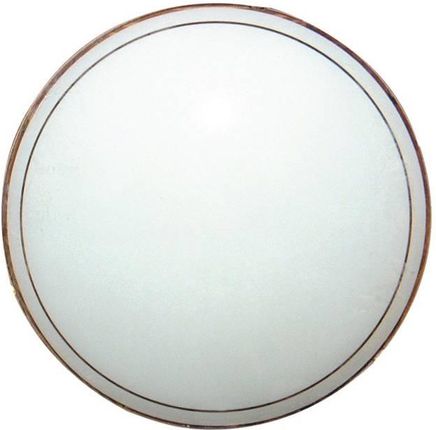 Candellux Klosz biały szklany okrągły do plafonu 31,6cm 63-12305 