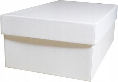 Tekturowe pudełko na buty białe 29x17x10 10 sztuk