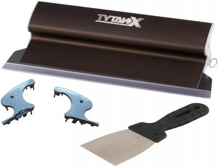 Tytanx Szpachla Aluminiowa Do Gipsu nóż Gładzi 100Cm Tytan 587Set