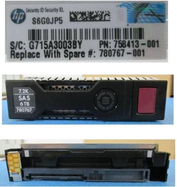Dysk Serwerowy Hewlett Packard Enterprise 780767 001 DRV HD 6TB 6G 7 2K 