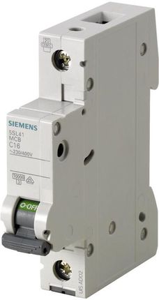 Siemens Circuit breaker 230/400v 10ka 1-pole c 6a (5SL41067)