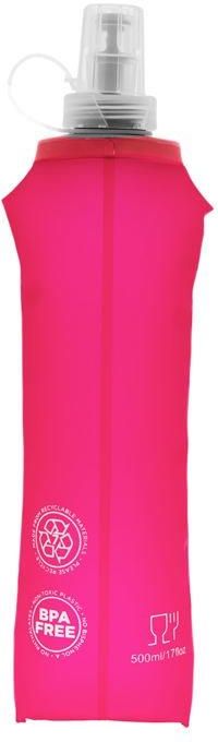 Składana butelka Soft Flask 500 ml różowa - zdjęcie 3 Składana butelka Soft Flask 500 ml różowa