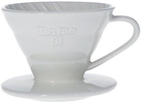 Tiamo Ceramiczny Drip Z Uchem V01 Biały