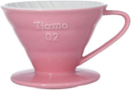 Tiamo Ceramiczny Drip Z Uchem V02 Różowy