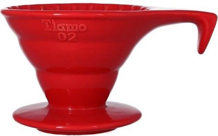 Tiamo Ceramiczny Drip Z Rączką V02 Czerwony