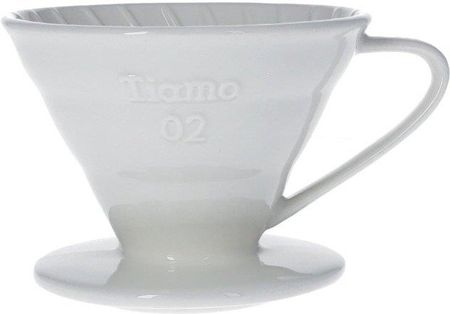 Tiamo Ceramiczny Drip Z Uchem V02 Biały