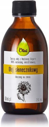 Olini Olej Słonecznikowy 250ml 100% Naturalny