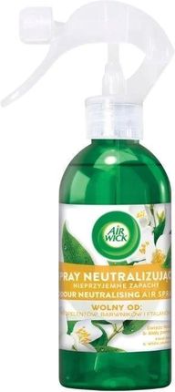 Air Wick Spray Neutralizujący Nieprzyjemne Zapachy Świeża Rosa & Biały Jaśmin 237Ml