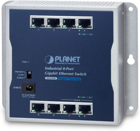 Planet Wgs-810 Industrial 8-Port (WGS810)