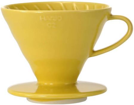 Hario Ceramiczny Dripper V60-02 Żółty + 40szt. Filtrów