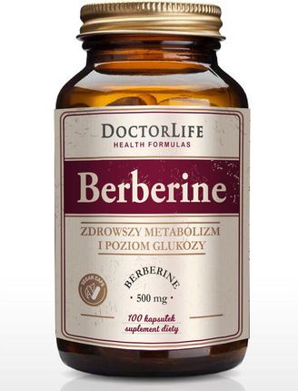 Doctor Life Berberine, berberyna 500 mg 100kaps.