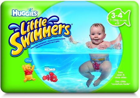 Huggies Little Swimmers Jednorazowe Pieluszki Do Pływania Rozmiar 3/4 S 12 Szt. 7-12 Kg