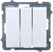 Zdjęcie Ospel Sonata (biały) łącznik potrójny ŁP-13R - Ostroróg