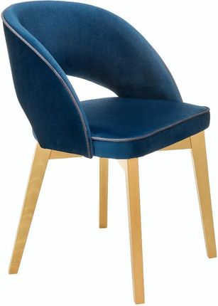 Elior Niebieskie Krzesło W Stylu Skandynawskim Sidal 22331