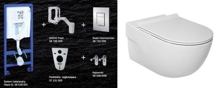 Roca Grohe Meridian-N Rimless 38827+A34H240000