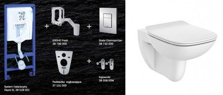 Roca Grohe Debba Rimless 38827+A34H993000