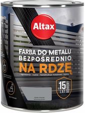 Farba Altax Farba do Metalu Na Rdzę 0,75l Szary połysk