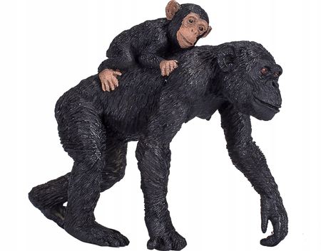 Animal Planet Figurka Szympans Z Młodym 387264 L