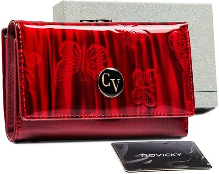 Kompaktowy portfel damski z portmonetką na bigiel — Cavaldi