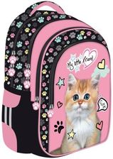 Majewski P Plecak Szkolny Bpl-58 My Little Friend Różowy Kot Pink Cat