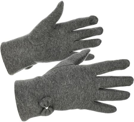 Rękawiczki damskie szare dotyk polarek BELTIMORE K30