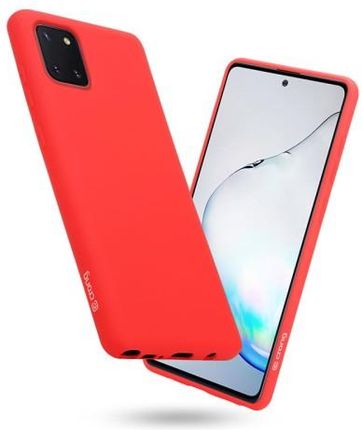 Crong Color Cover Samsung Galaxy Note 10 Lite Czerwony (CRGCOLRSGN10LRED)