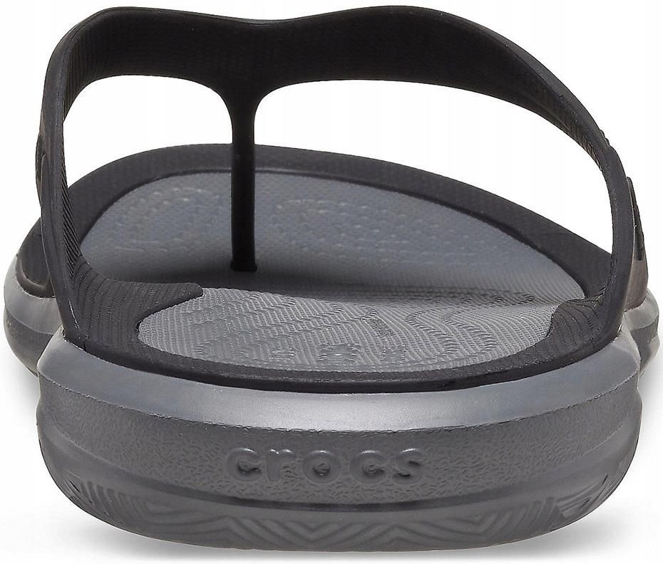 Klapki Crocs Swiftwater Wave Flip M czarno-szare Ceny i opinie