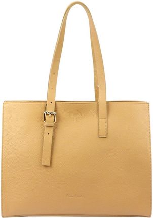 Piękna duża skórzana shopperbag Pierre Cardin