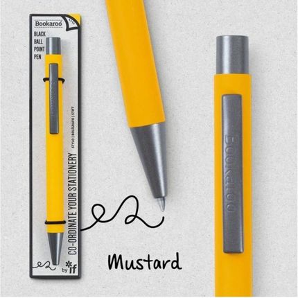 If Długopis Bookaroo Mustard Czarny