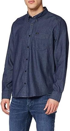 LEE BUTTON DOWN MĘSKA KOSZULA REGULAR FIT WASHED BLUE L880CQLR