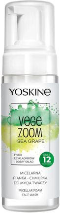 Yoskine Vege Zoom Micelarna pianka do mycia twarzy 160Ml