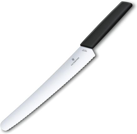 Victorinox Swiss Modern Nóż Do Chleba I Ciast Ząbkowane Ostrze 26Cm Czarny (6907326Wb)