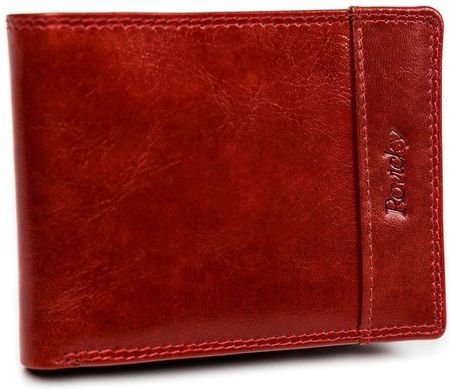 Porządny skórzany portfel etui na karty i dokumenty Rovicky® RFID