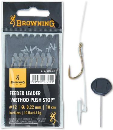 Browning Feeder Method Przypon Z Push Stop Nr14 Bezzadziorowe