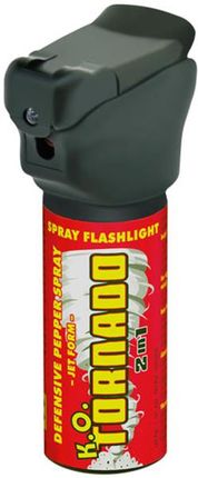 Gaz pieprzowy ESP Spray Flashlight K.O. Tornado 50 ml - strumień (SFL-01.1-50)
