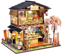 Zdjęcie Sushi House. Składany drewniany model LED - Rybnik