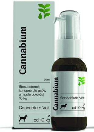 Cannabium Vet 30 ml olej konopny Cannabis sativa L dla psów
