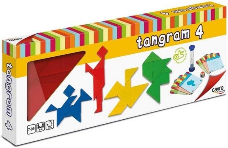 Cayro - Tangram - + 7 Anni - Pezzi In Legno Colorati - Gioco | WhichOne