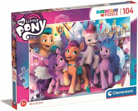 Clementoni Puzzle 104El. Super Kolor My Little Pony 25731