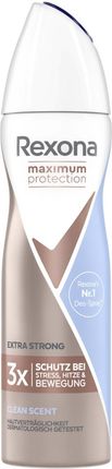 Rexona Maximum Protection Antyperspirant W Aerozolu Clean Scent 150 Ml