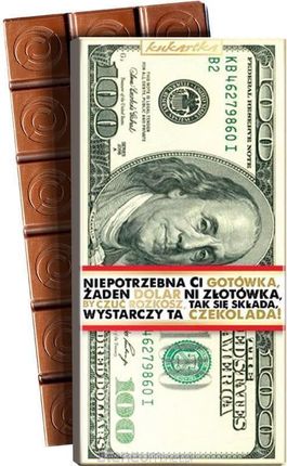 Kukartka Czekolada Czk-107 100 Dolarów Banknot