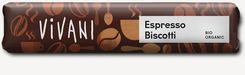 Zdjęcie Vivani Baton Z Nadzieniem Mleczno Kawowym I Herbatnikami W Polewie Z Mlecznej Czekolady Espresso Bio 40g - Jelenia Góra