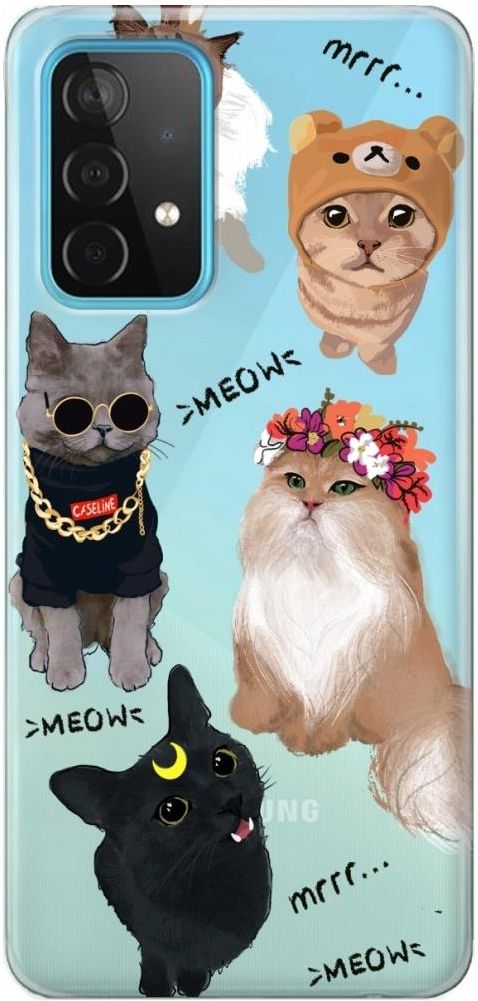 Cats case for Samsung S21, cute animal, meow, case for Samsung, A31 case,  A51 case, A71 case, Note 10, Note 9, clear, Samsung S20, S20 Plus