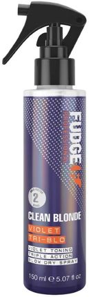 Fudge Clean Blonde Violet Tri-Blo spray termoochronny do włosów blond 150ml