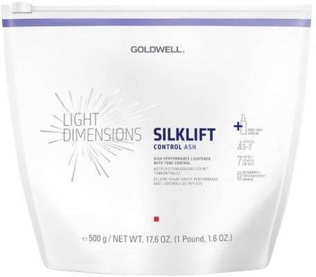 Goldwell Light Dimensions Silklift Strong Control Ash Rozjaśniacz Z Bondem Do 9 Tonów Super Wydajny Kontrolą Tonowania 500G